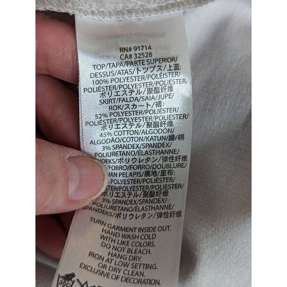 Armani Exchange Women Dove Gray Cocktail Mini Dress Size 4 - Picture 13 of 16